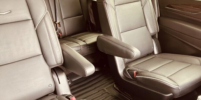 upscale SUV seating black car chauffeur services